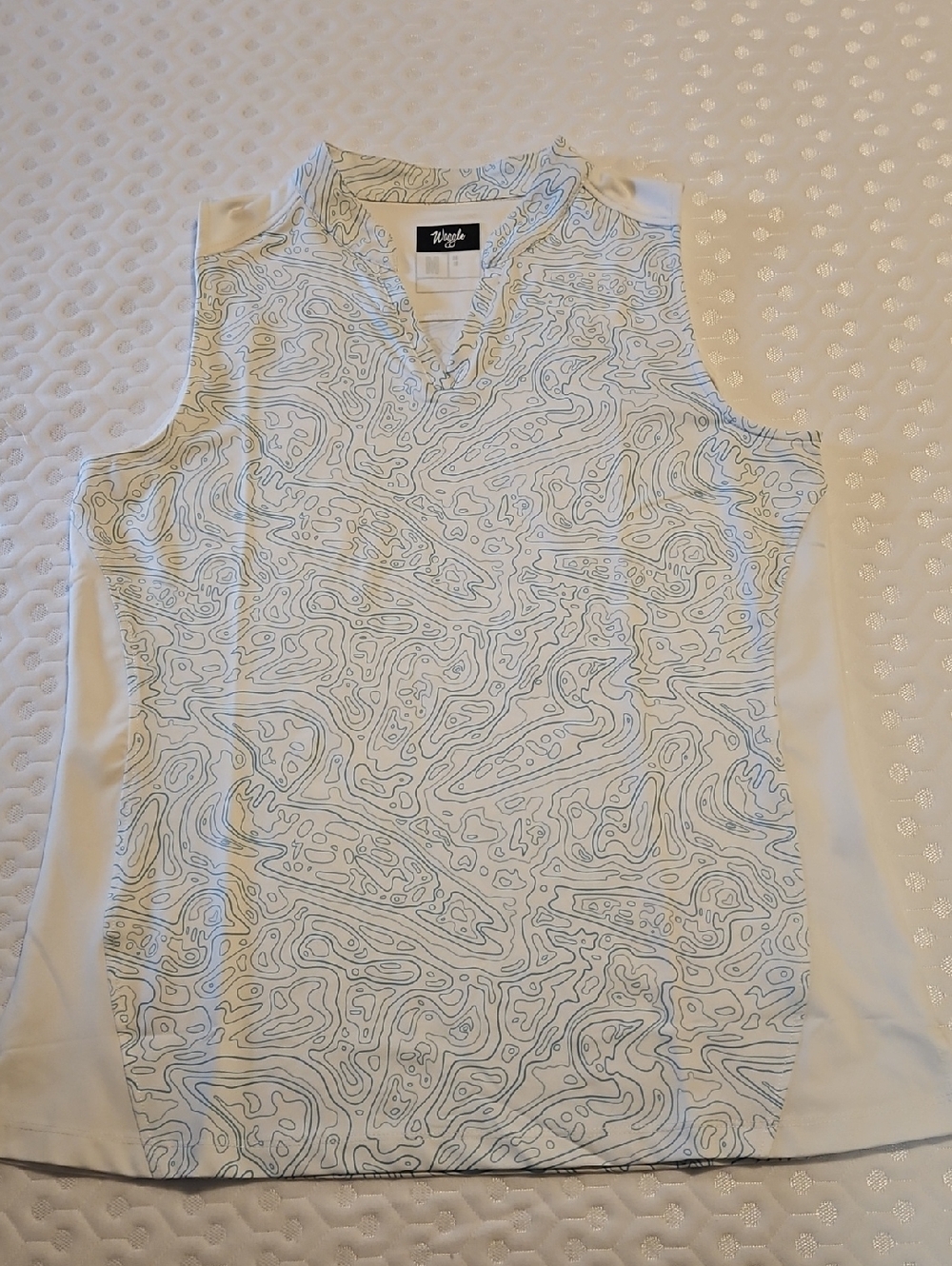 Waggle Sleeveless Womens Golf Top Size Medium